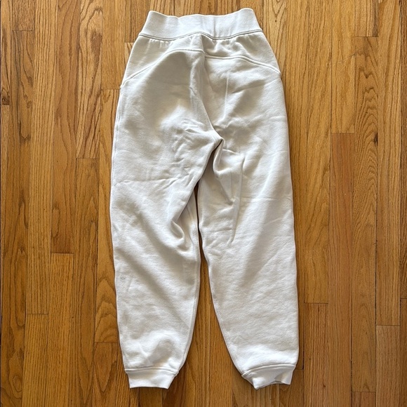Lululemon sz 0 Braided Detail High-Rise Jogger White Opal Pants Lace-Up Detail - Picture 6 of 12